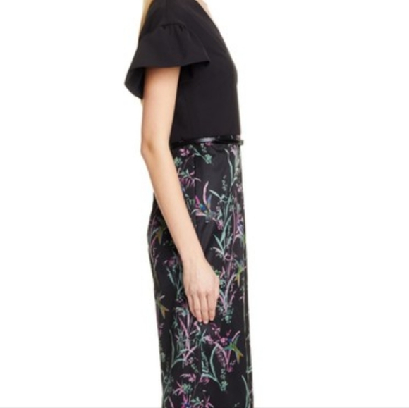 Ted Baker Darcy Fortune Hummingbird Floral Culotte Jumpsuit - Picture 2 of 15